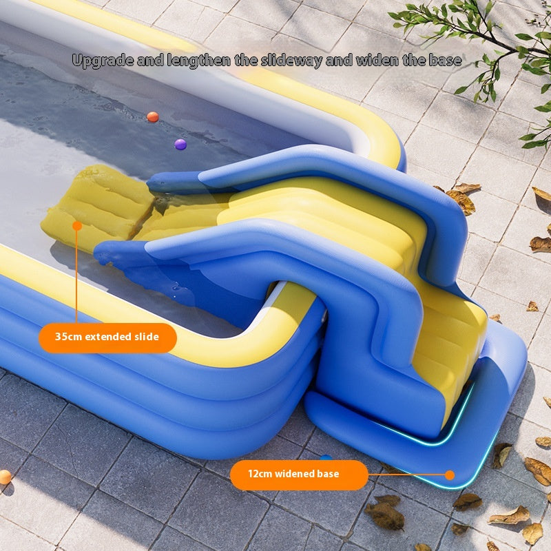 Inflatable Slide Can Match Swimming Pool Anti-rollover Child Kid Inflatable Toys