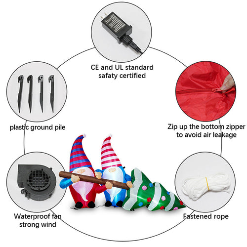 2.1m Christmas Inflatable Decoration Ornament