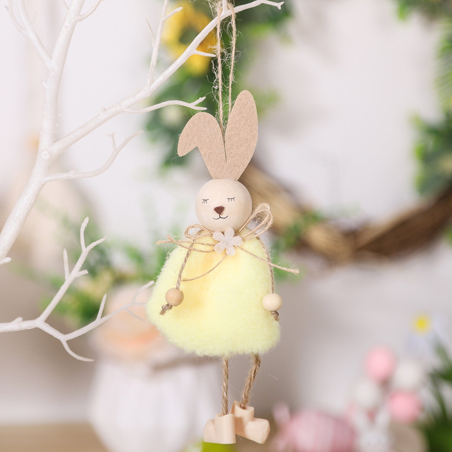 Easter Cute Cartoon Rabbit Hangings Arrangement