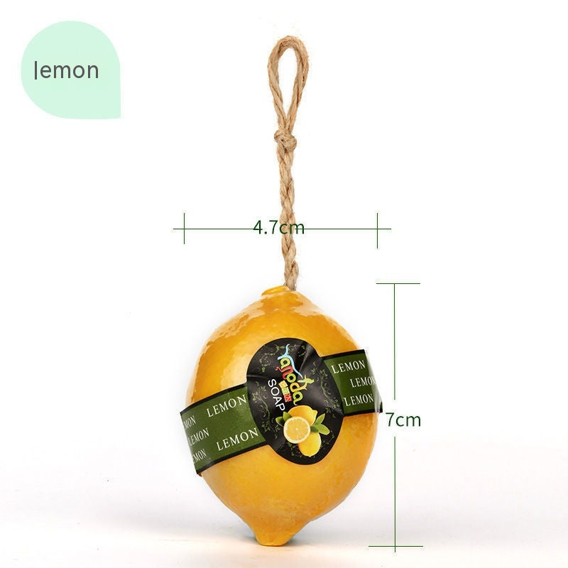Essential Oil Fruit Soap Melon Fruit Shape Handmade Mild Soap Bath Face Wash Essential Oil Soap Gift Soap