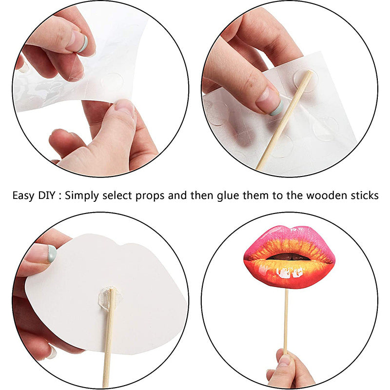 Birthday Party Lip Photo Prop