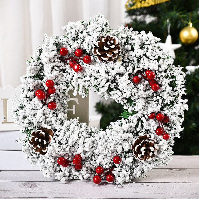 Christmas Decorations Garland Window Layout Door Hanging