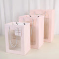 Transparent Hand Flowers Gift Bag