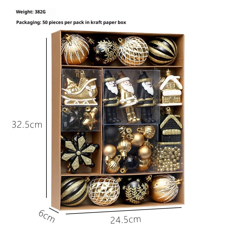 Creative Christmas Painted Decoration Pendant Set