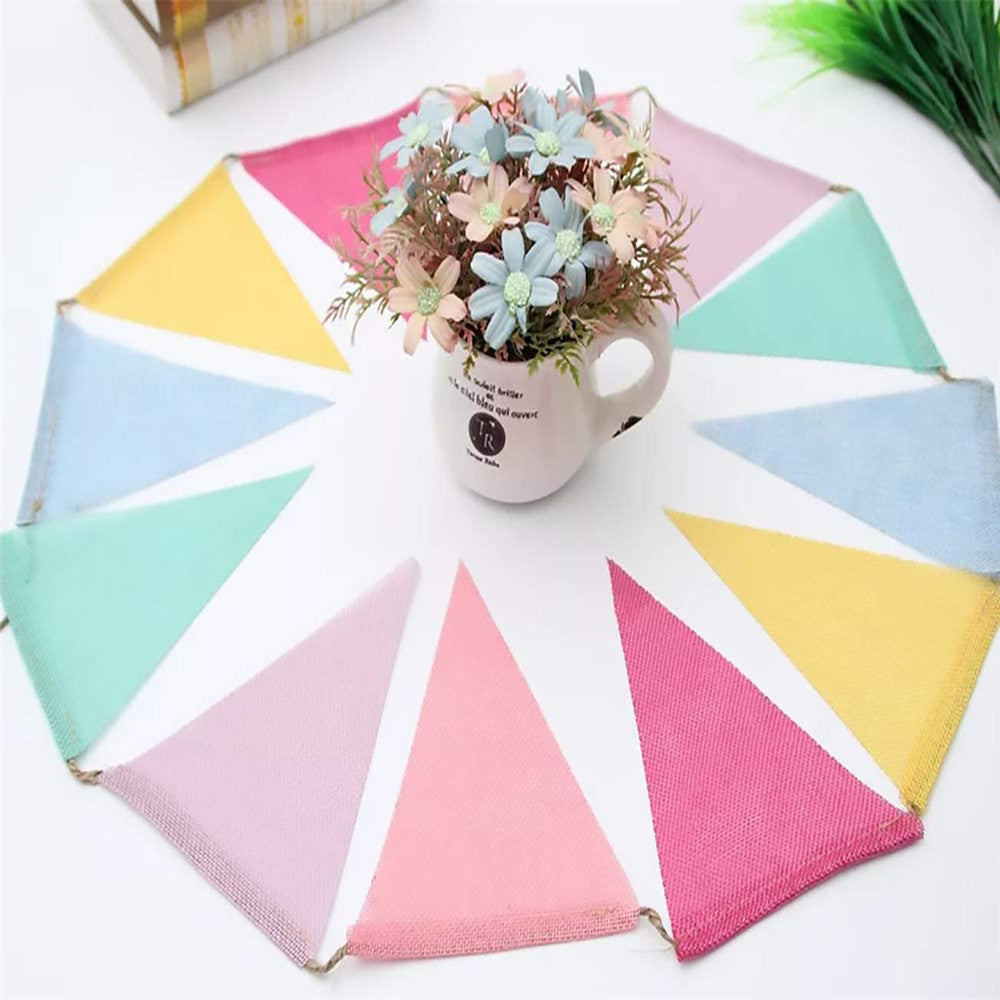 Christmas Party Outdoor Decorative Colorful Flags