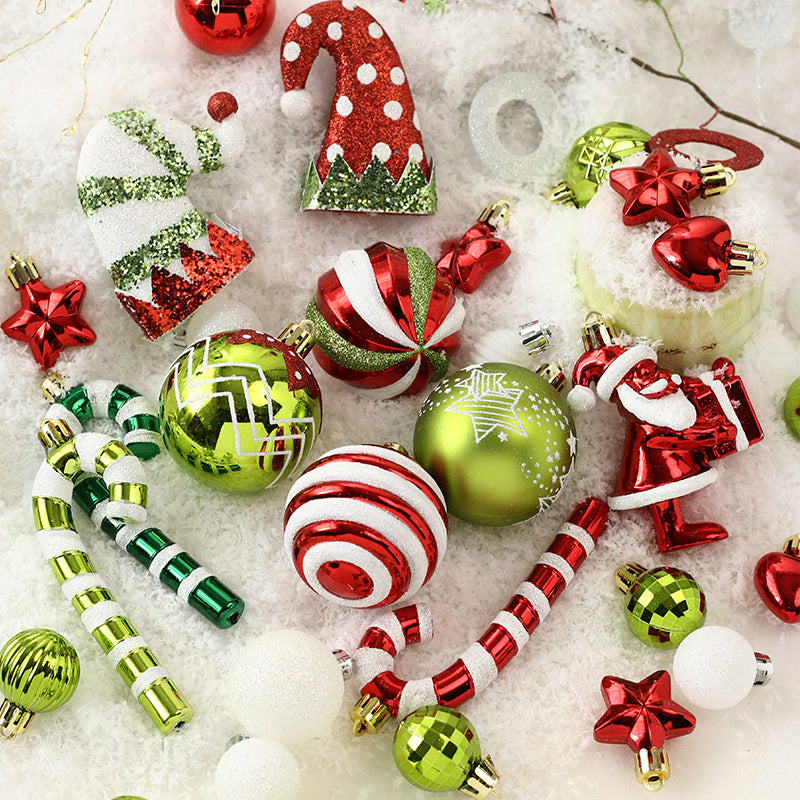 Creative Christmas Painted Decoration Pendant Set
