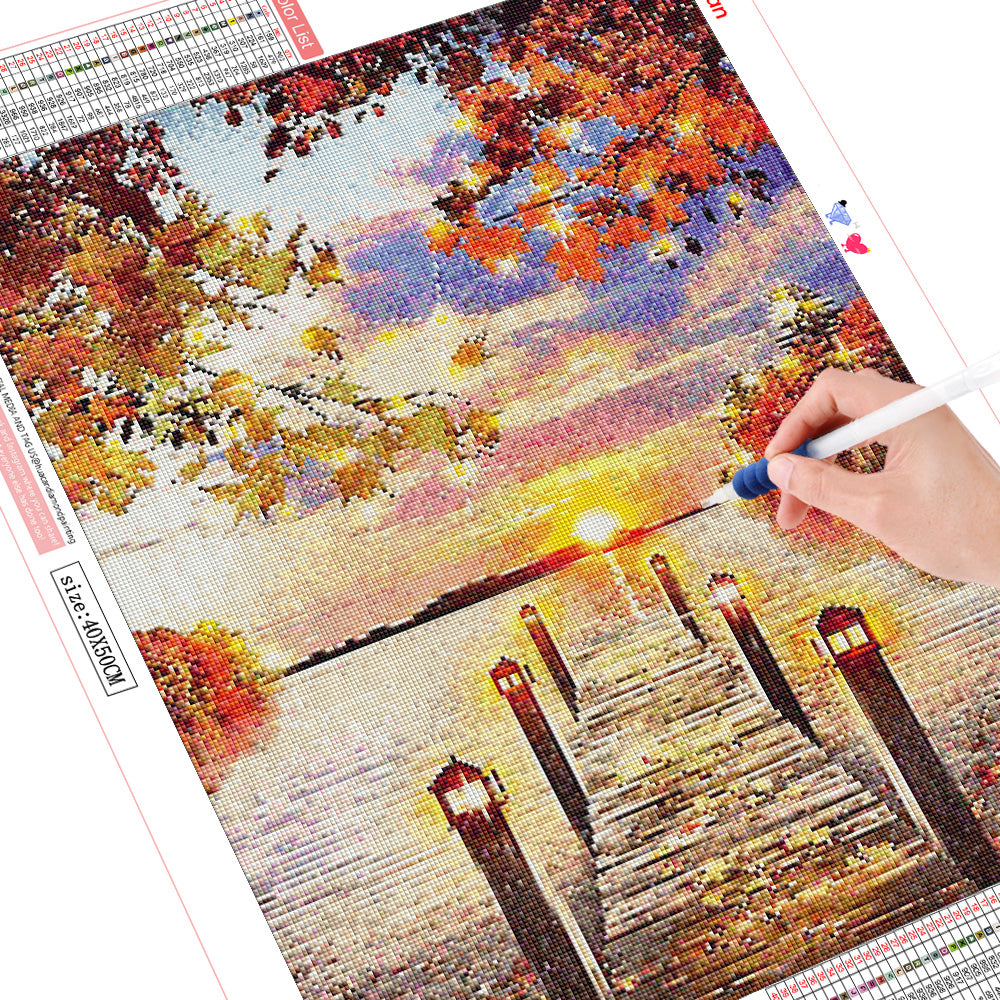 Entrance Corridor Watercolor Horse Canvas Painting